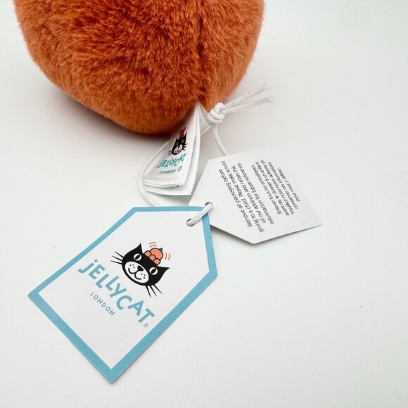 Jellycat Ooky Jack O’Lantern Pumpkin Plush Toy Soft Halloween Stuffed Doll NWT - Picture 9 of 9